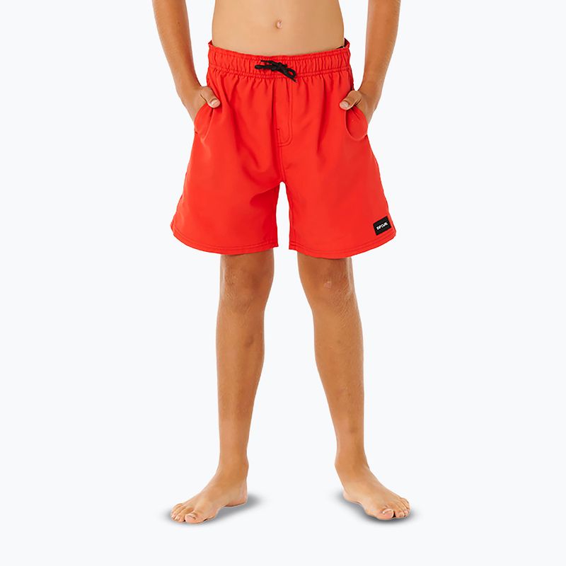 Badeshorts für Kinder Rip Curl Offset Volley red 13