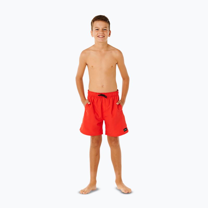 Badeshorts für Kinder Rip Curl Offset Volley red 2