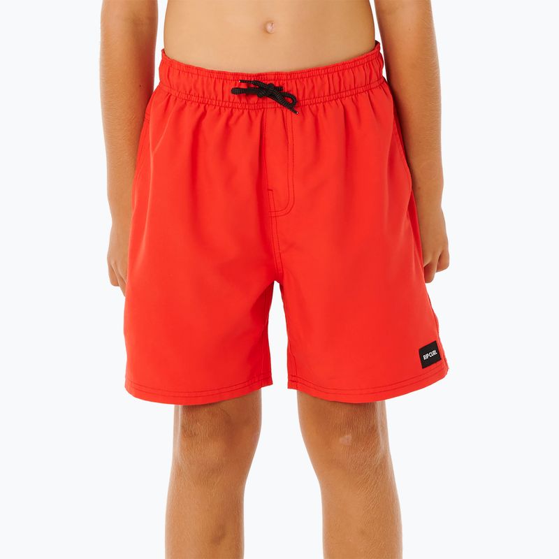Badeshorts für Kinder Rip Curl Offset Volley red 3