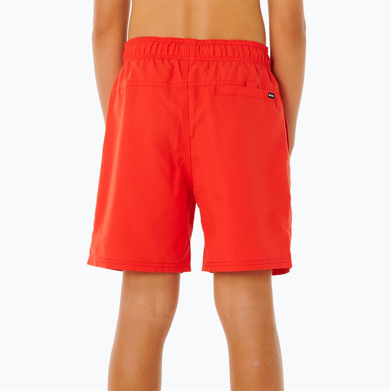 Badeshorts für Kinder Rip Curl Offset Volley red 4