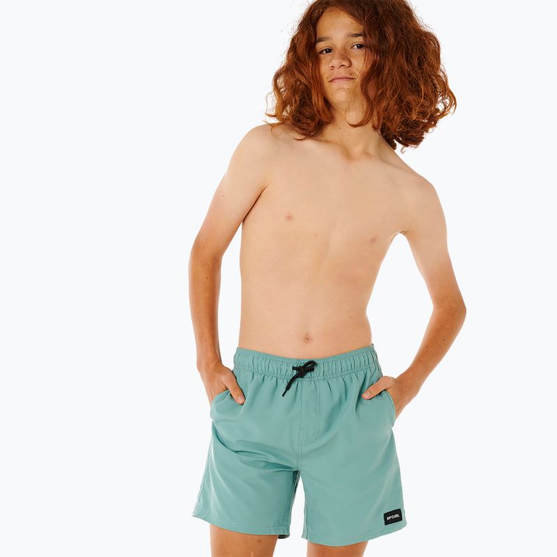 Badeshorts für Kinder Rip Curl Offset Volley blue lagoon 6