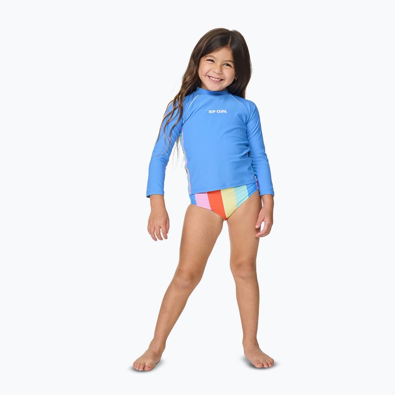Kinder-Schwimmshirt Rip Curl Sunshine Revival Rashie cornflower blue 7