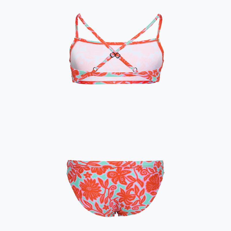Kinder-Badeanzug zweiteilig Rip Curl Sunshine Squad 3P Set bright red 8