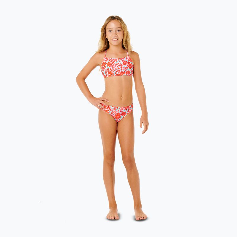 Kinder-Badeanzug zweiteilig Rip Curl Sunshine Squad 3P Set bright red 2