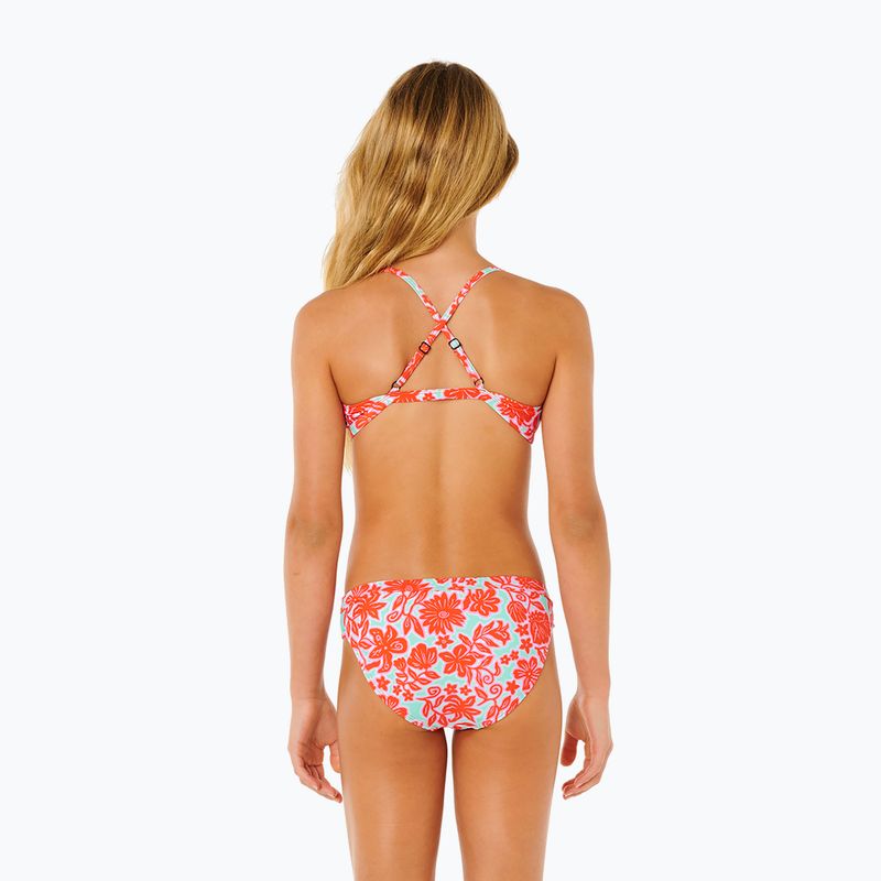 Kinder-Badeanzug zweiteilig Rip Curl Sunshine Squad 3P Set bright red 3