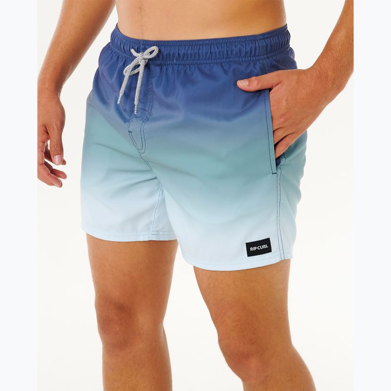 Herren-Badeshorts Rip Curl Offset Fade Volley light navy 6
