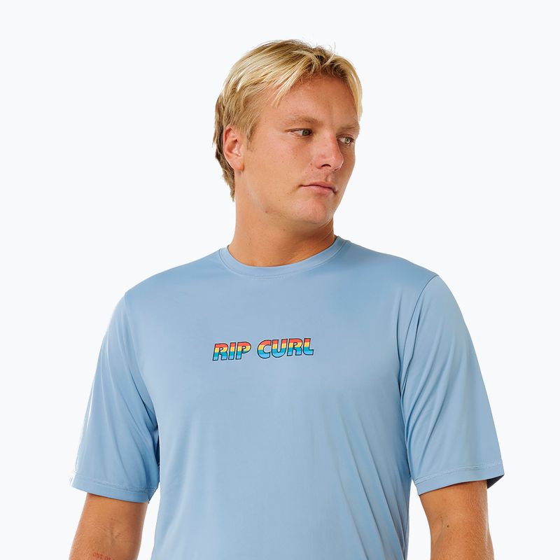 Herren-Schwimmshirt Rip Curl Icons Of Surflite Upf faded denim 5
