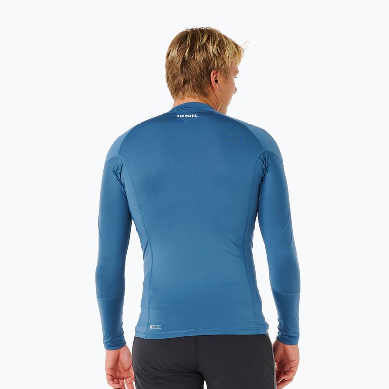 Herren-Bade-Longsleeve Rip Curl Waves Upf Perf bluefin 3