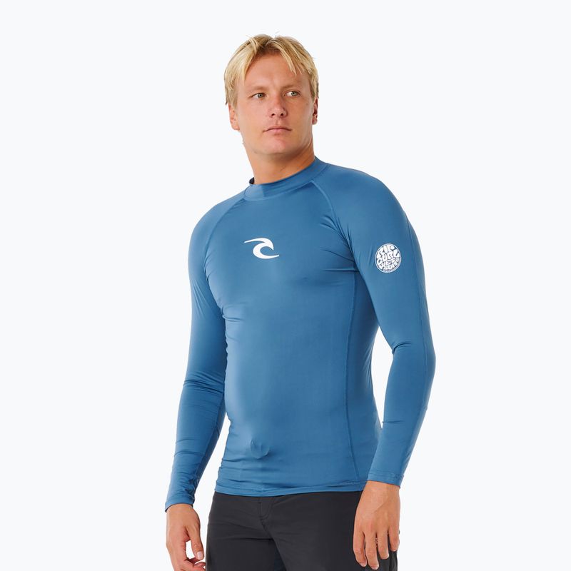 Herren-Bade-Longsleeve Rip Curl Waves Upf Perf bluefin 5