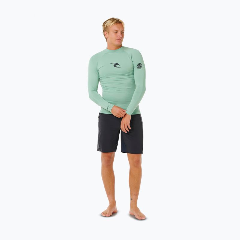 Herren-Bade-Longsleeve Rip Curl Waves Upf Perf aloe 2