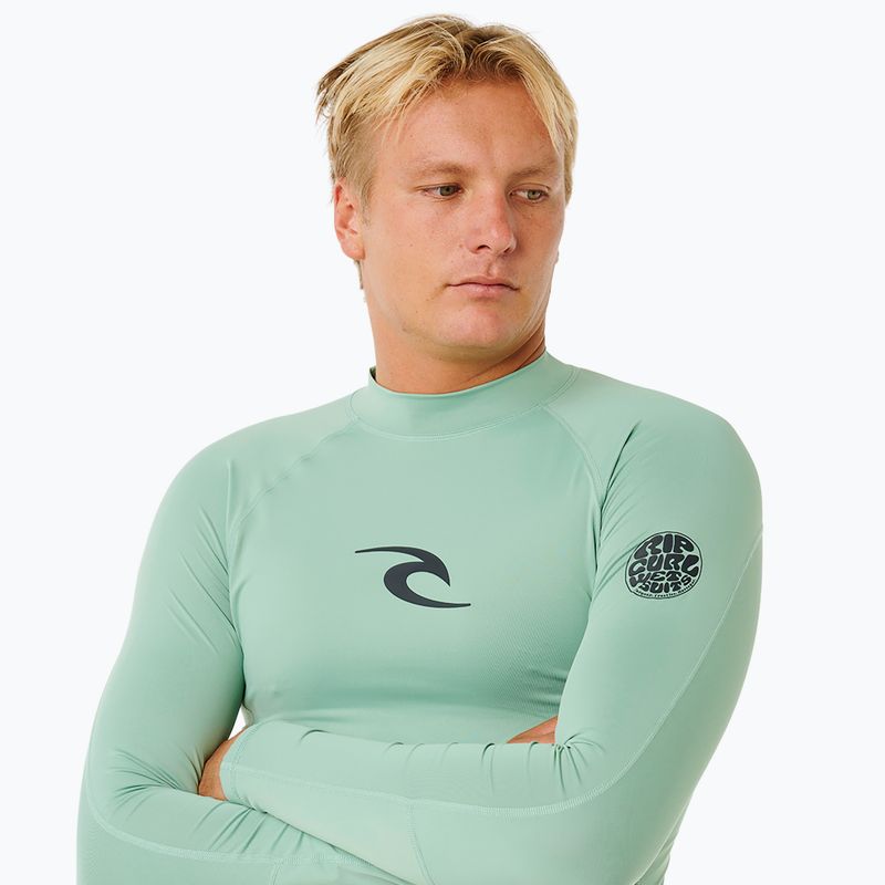 Herren-Bade-Longsleeve Rip Curl Waves Upf Perf aloe 5
