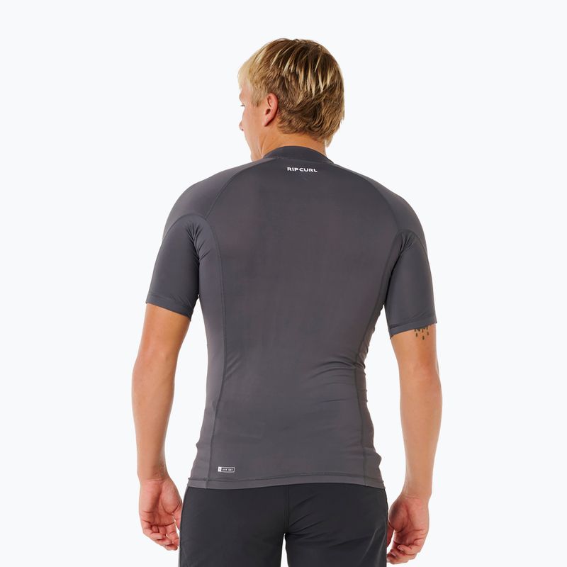 Herren-Schwimmshirt Rip Curl Waves Upf Perf charcoal grey 3