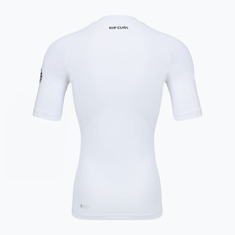 Herren-Schwimmshirt Rip Curl Waves Upf Perf white 2