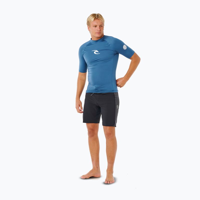 Herren-Schwimmshirt Rip Curl Waves Upf Perf bluefin 2