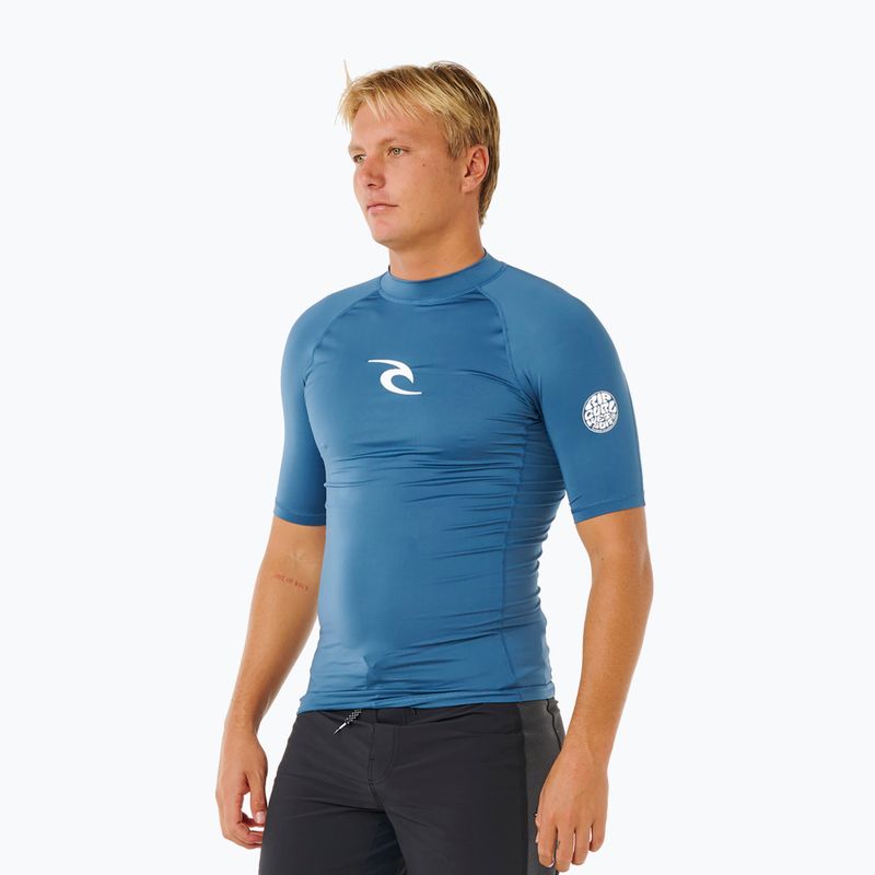 Herren-Schwimmshirt Rip Curl Waves Upf Perf bluefin 4