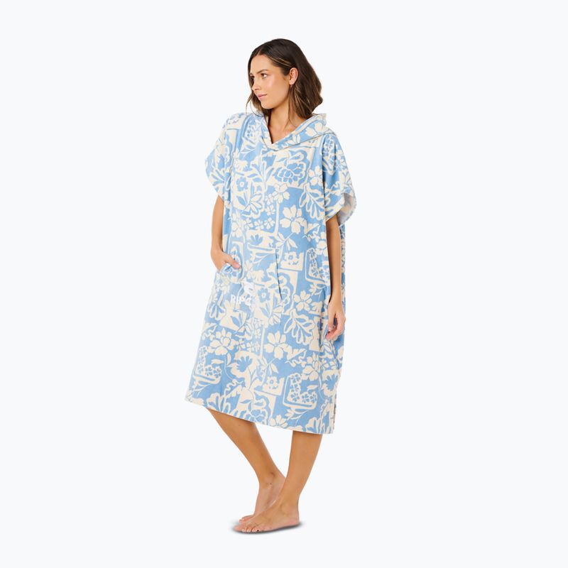 Poncho für Damen Rip Curl Mixed Hooded Towel blissful blue 3