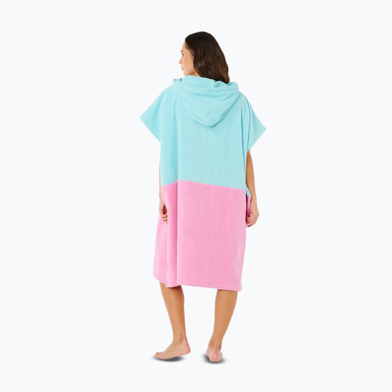 Poncho für Damen Rip Curl Premium Surf Hooded Towel light sea blue 2