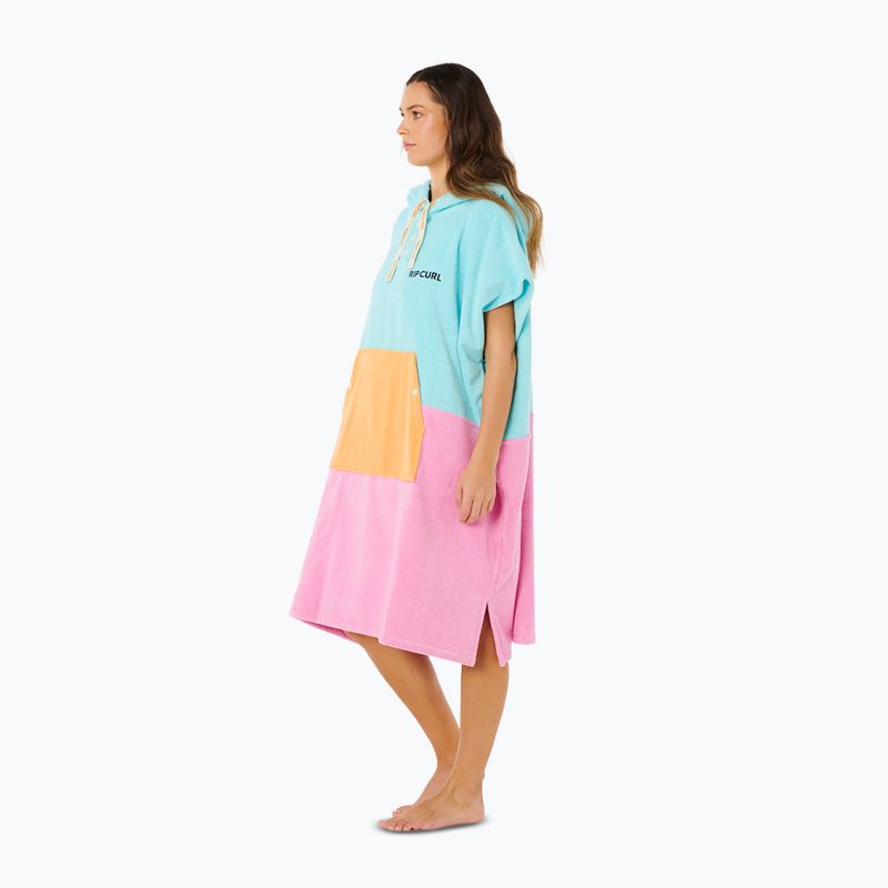 Poncho für Damen Rip Curl Premium Surf Hooded Towel light sea blue 4