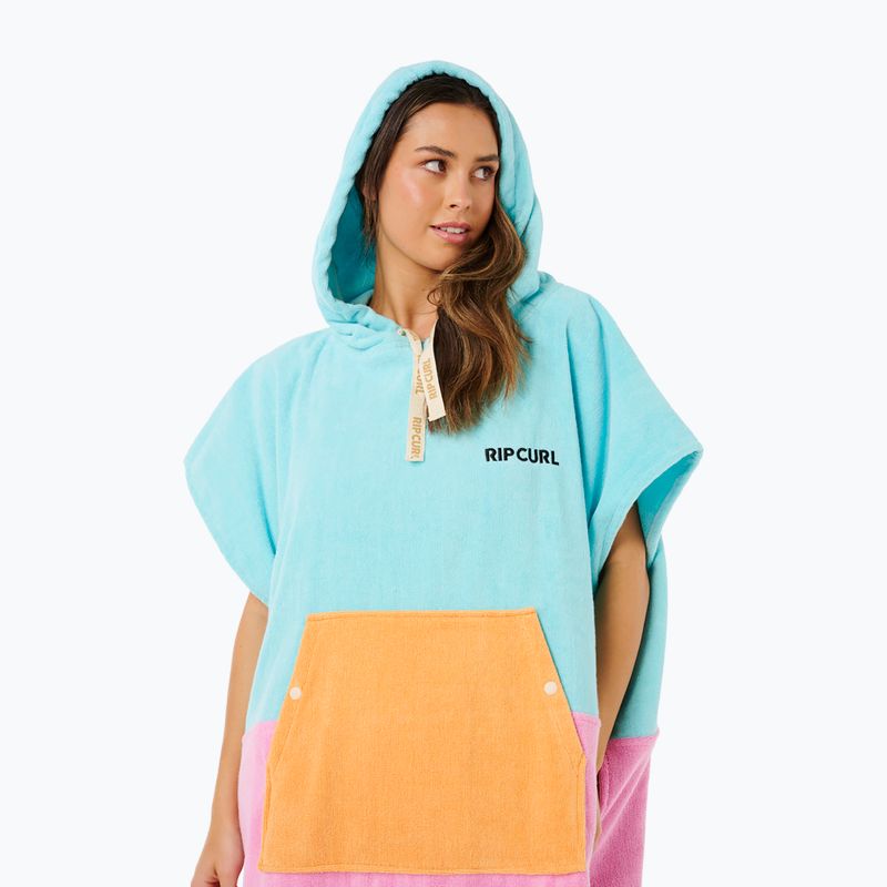 Poncho für Damen Rip Curl Premium Surf Hooded Towel light sea blue 5