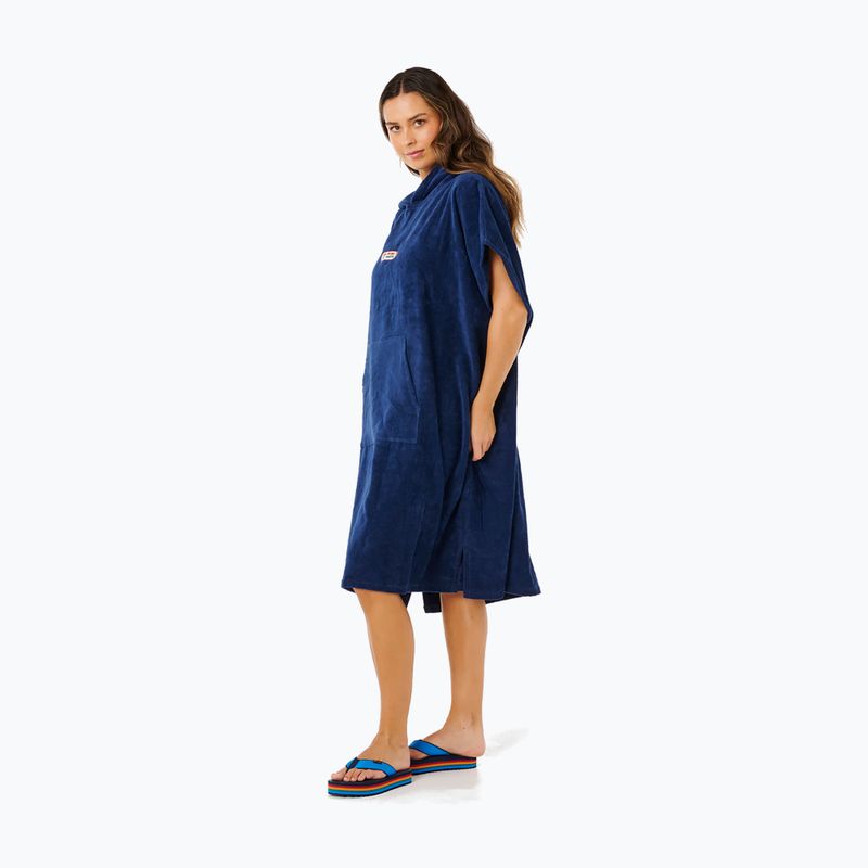 Poncho für Damen Rip Curl Icon Hooded Towel dark navy 4