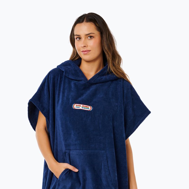 Poncho für Damen Rip Curl Icon Hooded Towel dark navy 5