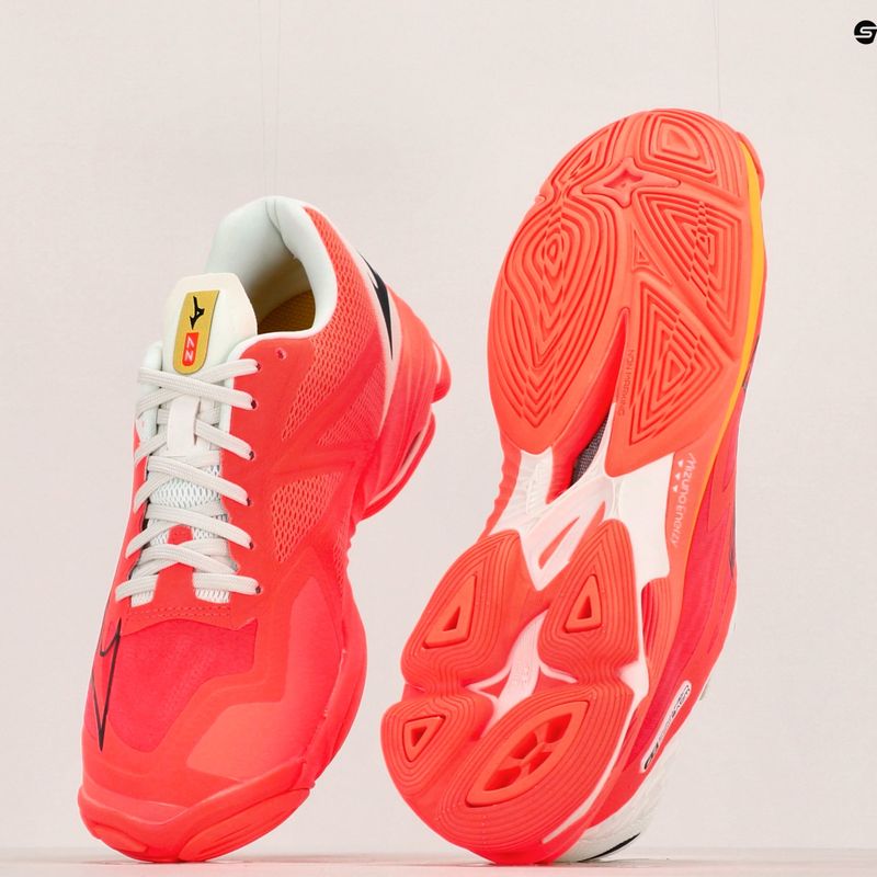 Herren-Volleyballschuhe Mizuno Wave Lightning Z7 neon flame / schwarz / bolt2 neon 10