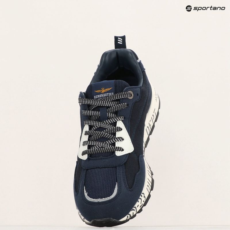 Herren Aeronautica Militare Gedruckte Sohle hellblau Schuhe 9