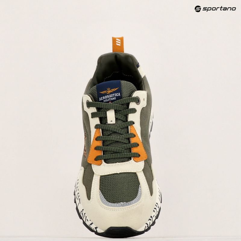 Herren Aeronautica Militare Gedruckte Sohle Avocado/Auster graue Schuhe 9