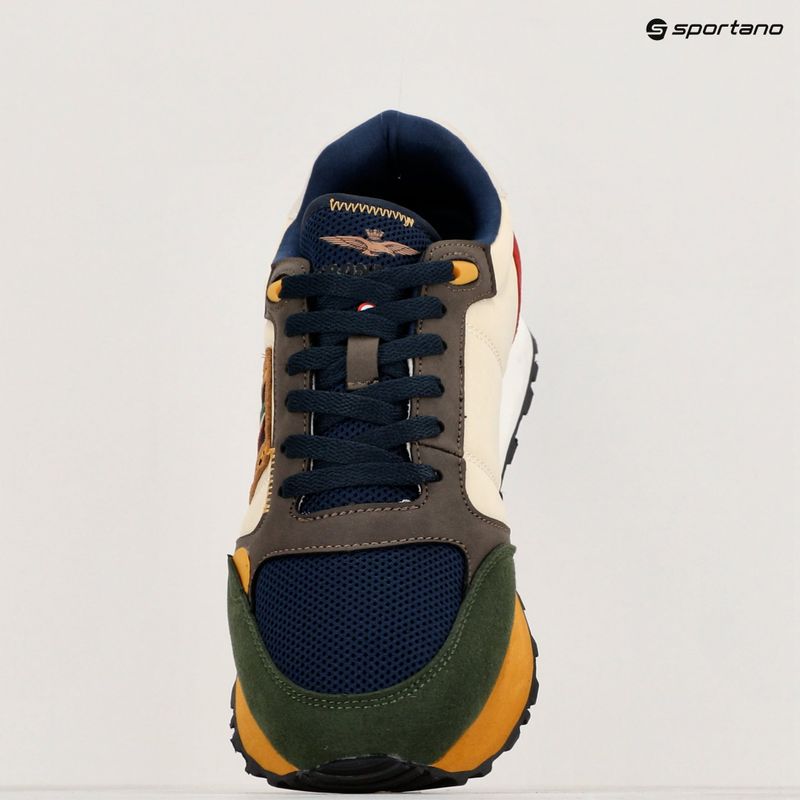 Aeronautica Militare Frecce Tricolori Herrenschuhe weiß/blau/rot/grün 9