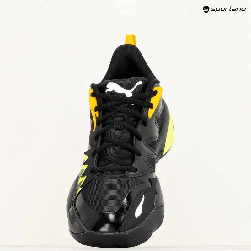 Herren-Basketball-Schuhe PUMA Genetics puma schwarz/für alle Zeit rot 12