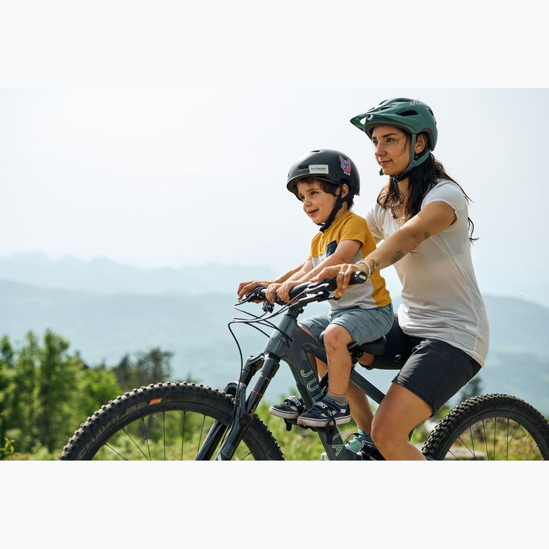 Kindersitz für das Fahrradrahmen Shotgun Front Mounted Child Bike Seat schwarz 6