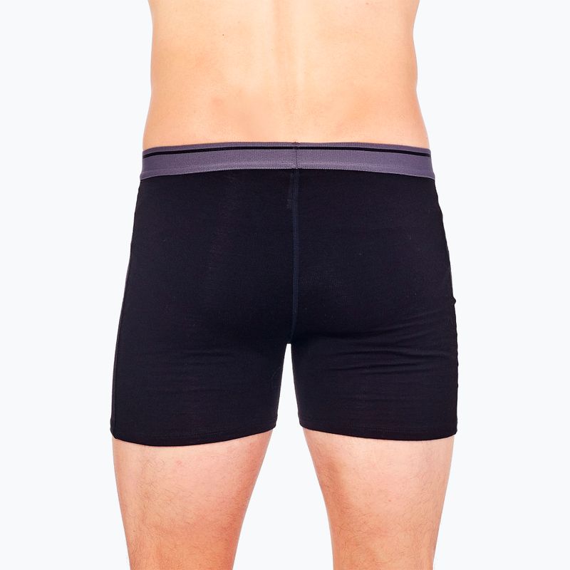Herren Thermo-Boxershorts Icebreaker Anatomica wFly black 4
