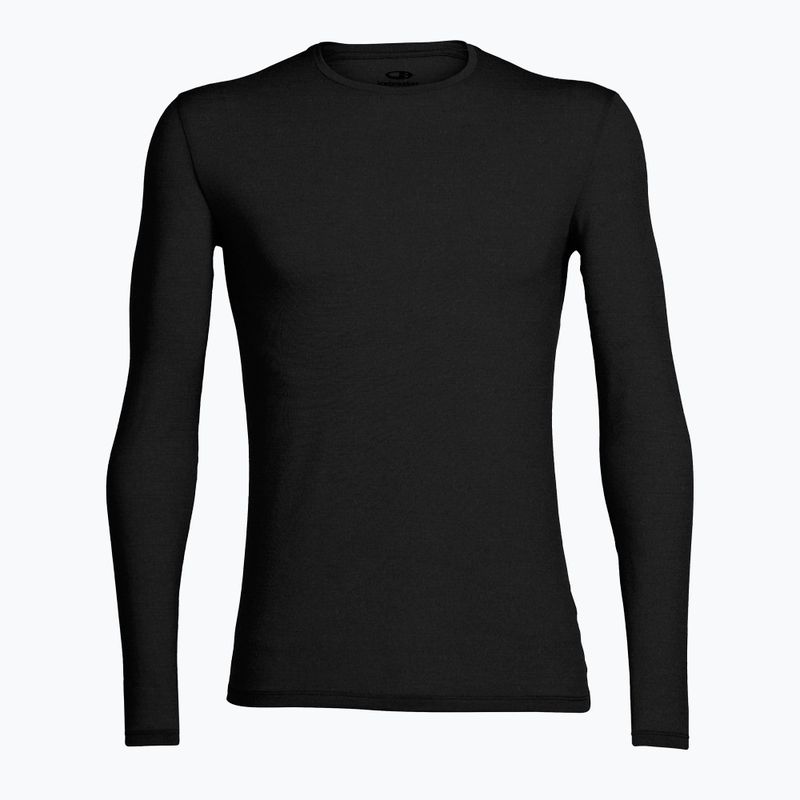 Langarm-Thermoaktivshirt Herren icebreaker Merino 150 Anatomica Crewe schwarz 7