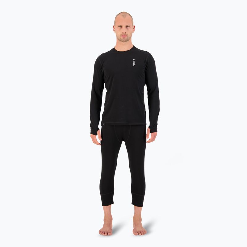 Thermoactives Longsleeve Herren Mons Royale Cascade Merino Base Layer black 2