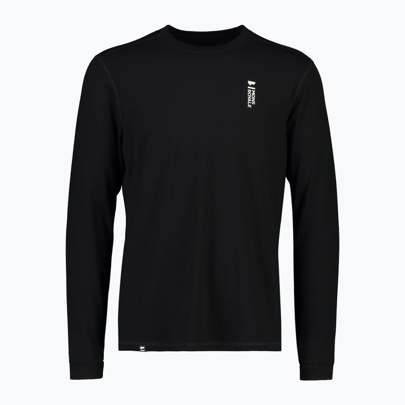 Thermoactives Longsleeve Herren Mons Royale Cascade Merino Base Layer black 4