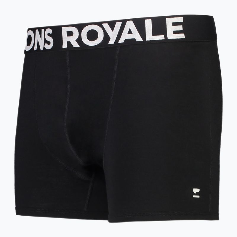 Thermoaktive Boxershorts Herren Mons Royale Hold 'em Shorty Merino black 2