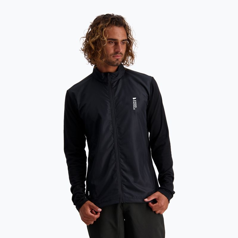 Sweatshrit Hoodie Herren Mons Royale Redwood Wind Jersey black