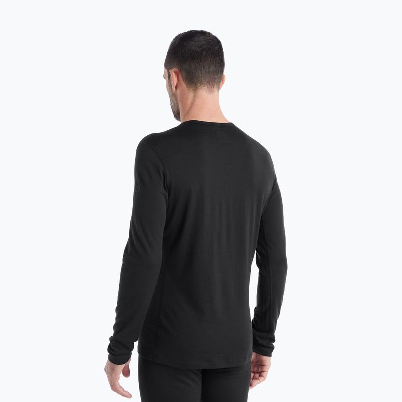 Herren Thermoaktivshirt icebreaker 200 Oasis Crewe black 3