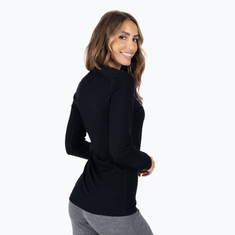 Damen Thermoaktivshirt icebreaker 200 Oasis Crewe black 3