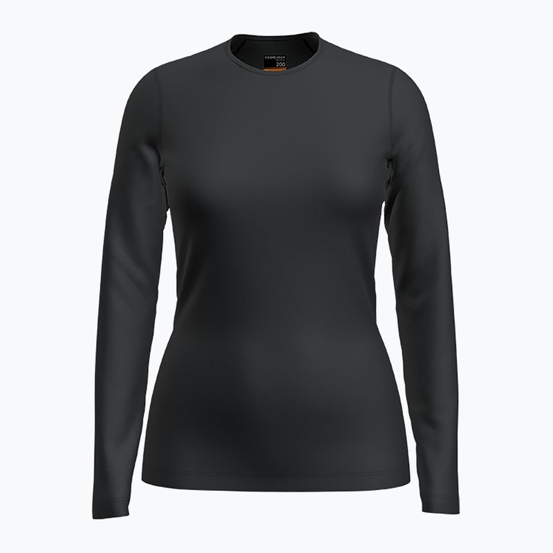 Damen Thermoaktivshirt icebreaker 200 Oasis Crewe black 5