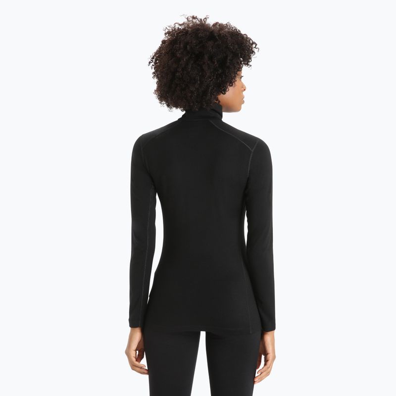 Damen Thermoaktivshirt icebreaker 200 Oasis Half Zip black 3