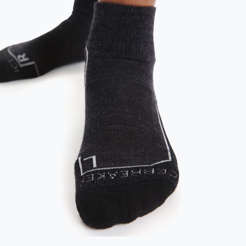 Icebreaker Damen Wandersocken Hike+ Light Mini grau 105098 4