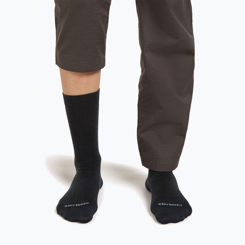 Damensocken Icebreaker Lifestyle Fine Gauge Crew black 3