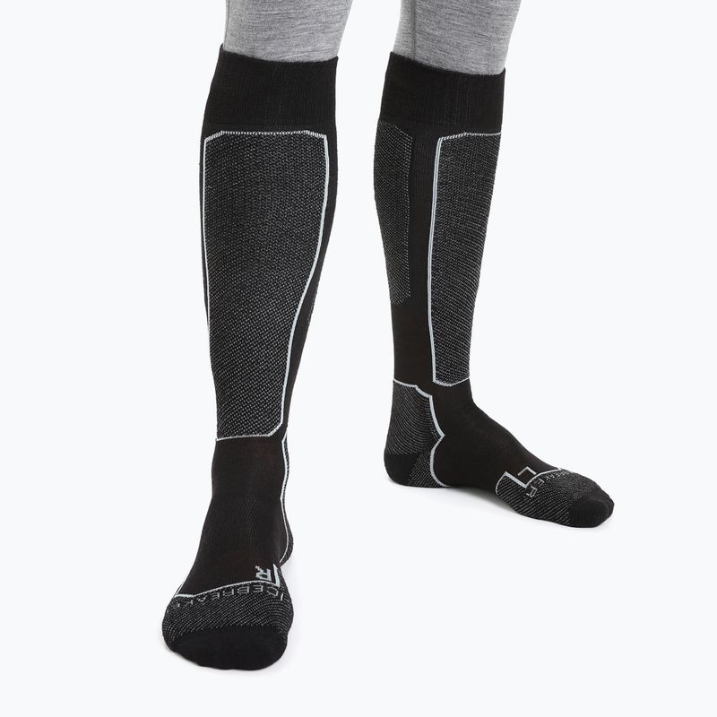 Herrenskisocken icebreaker Ski+ Light OTC schwarz 2