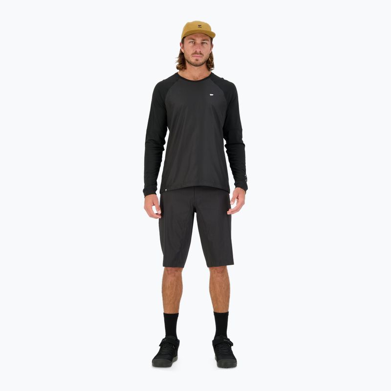 Longsleeve Fahrrad Herren Mons Royale Tarn Merino Shift Wind Jersey black 2