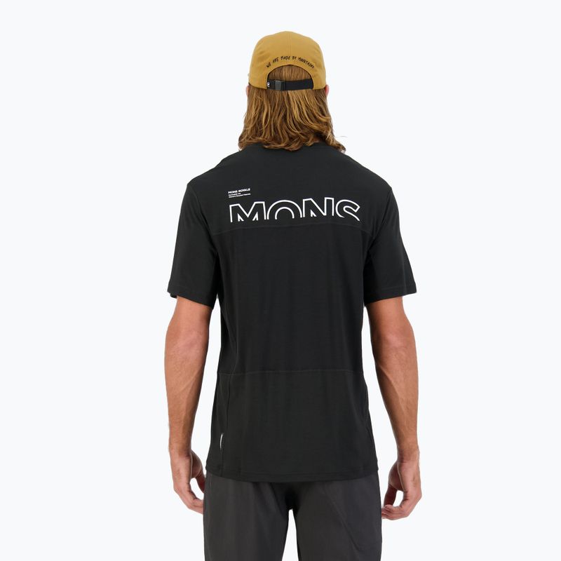 Radsport Shirt Herren Mons Royale Tarn Merino black 3