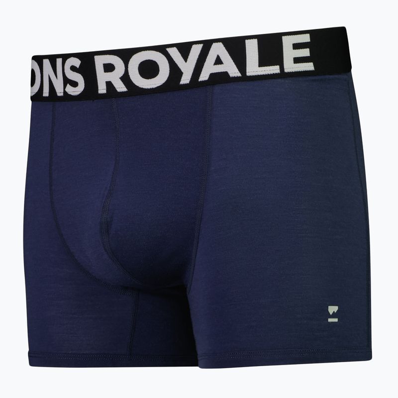 Thermoaktive Boxershorts Herren Mons Royale Hold 'em Shorty Merino midnight 2