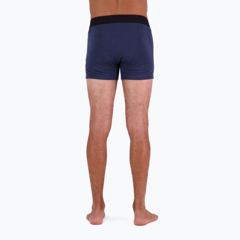 Thermoaktive Boxershorts Herren Mons Royale Hold 'em Shorty Merino midnight 5