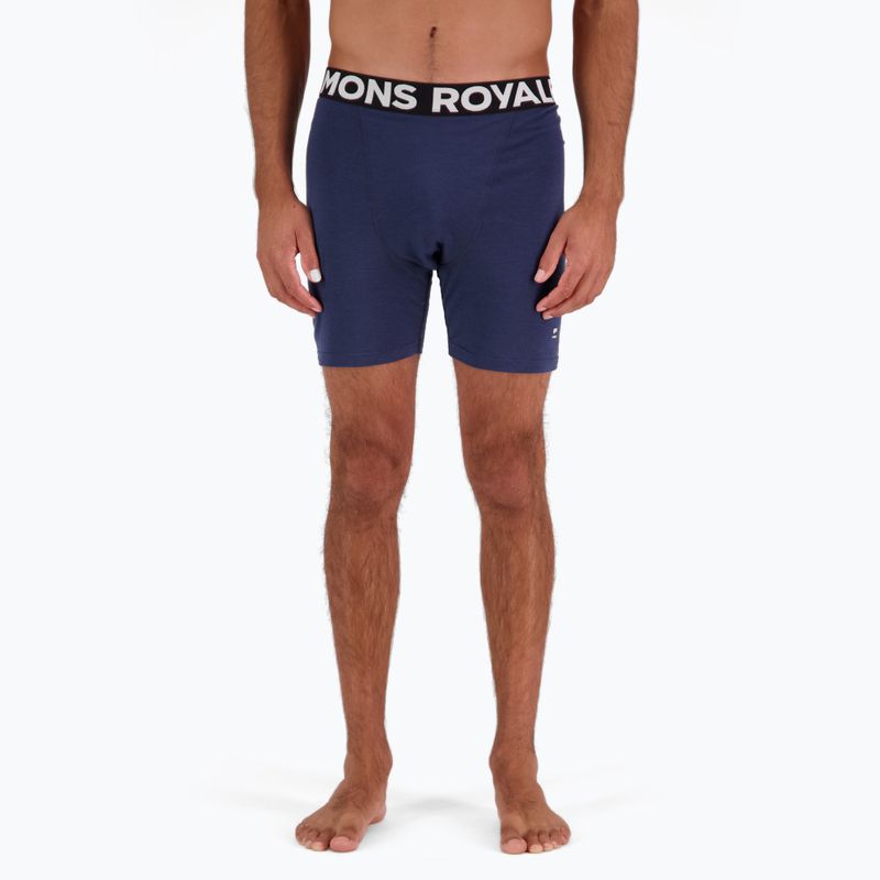 Herren Thermo-Boxershorts Mons Royale Hold 'em Merino Mitternacht 3