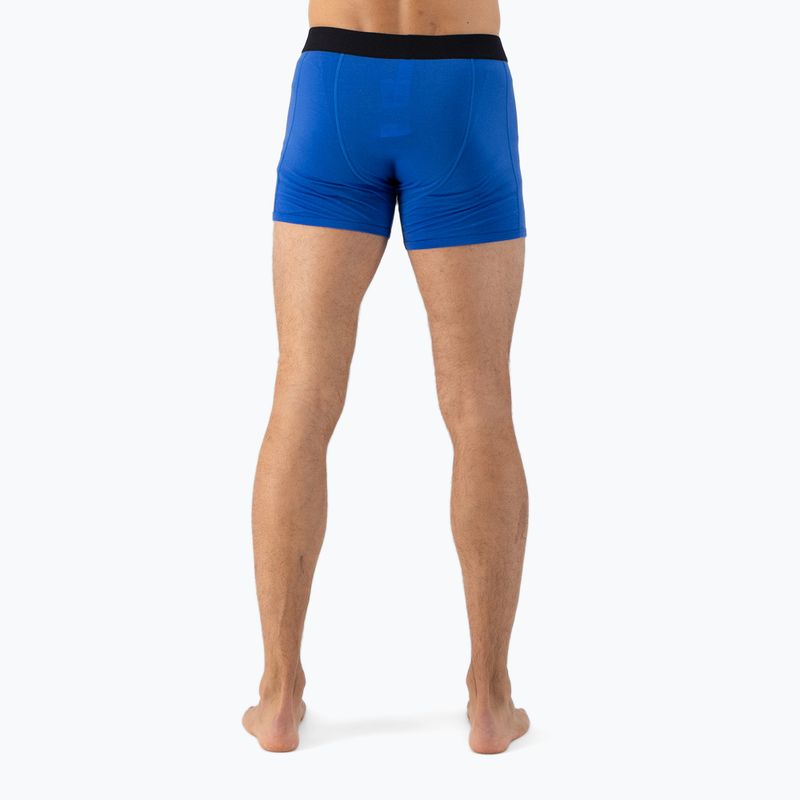 Thermoaktive Boxershorts Herren Mons Royale Hold 'em Shorty Merino cobalt 5